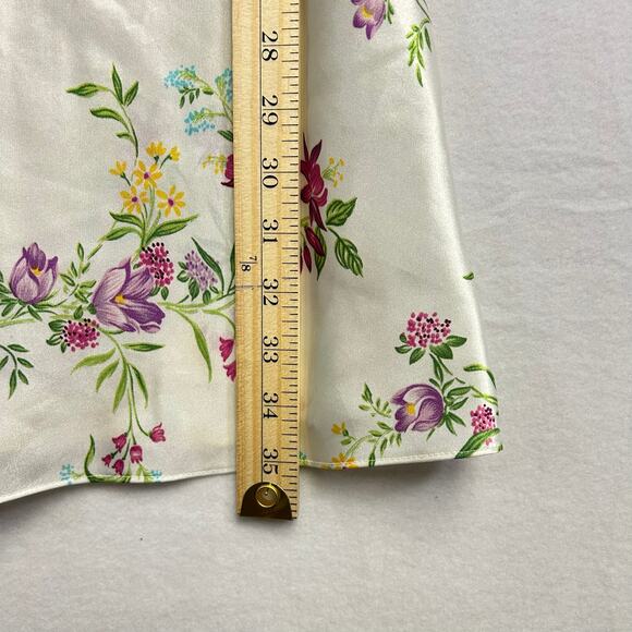 Garden Girl Feminine Romantic Maidenform Lingerie Floral Nighty Slip - size M - Picture 8 of 12